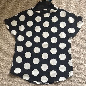 Polka DotEomens Shirt - Black and White